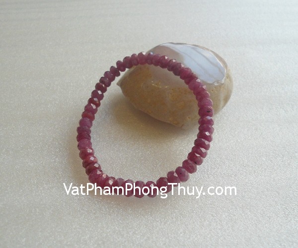 vong ruby s879 14750 1 Chuỗi Vòng tay đá quý Ruby đỏ phong thủy thành công cuộc sống S879 14750