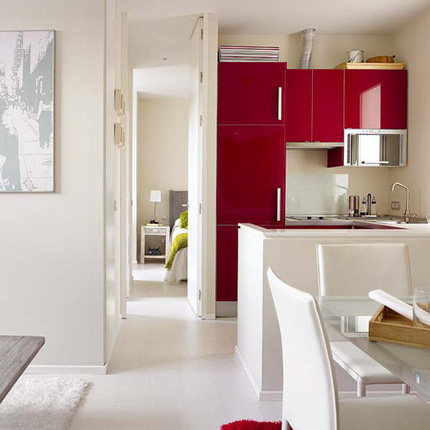 528f841354415054canho45m26 Chia sẻ mẫu thiết kế nội thất hiện đại và tiện nghi cho căn hộ 45m²