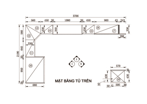 bep 7 3723 1474422856 Không gian bếp nhỏ ấn tượng với phong cách tân cổ điển